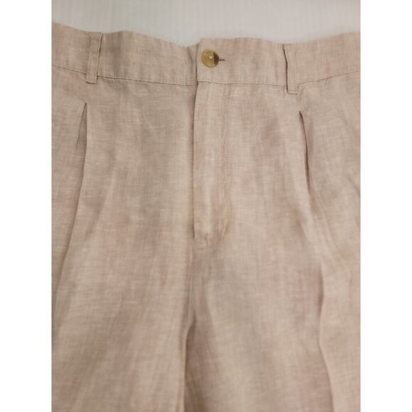 Joie Pants Womens Size XL 100% Linen Straight Wide Leg High Rise Lagenlook - Picture 5 of 10